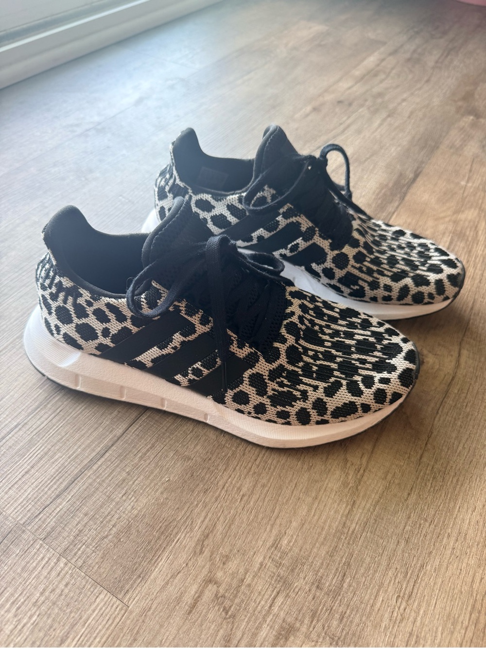 Women’s Adidas Swift Run in Leopard